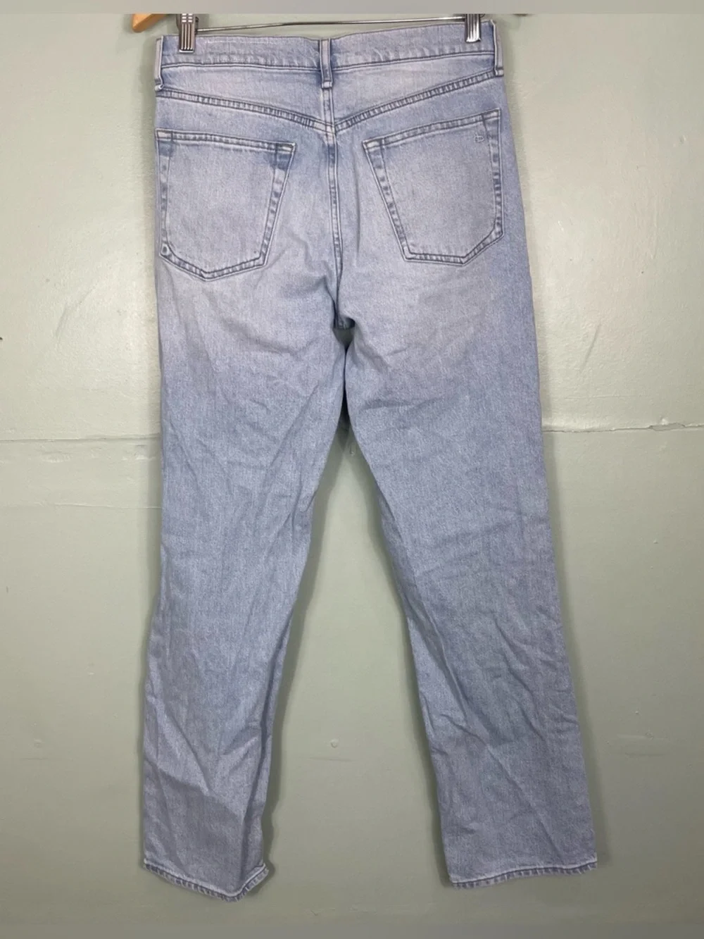 Rag & Bone Hattie Mid Rise Full Length Light Wash Women Size 28 Straight